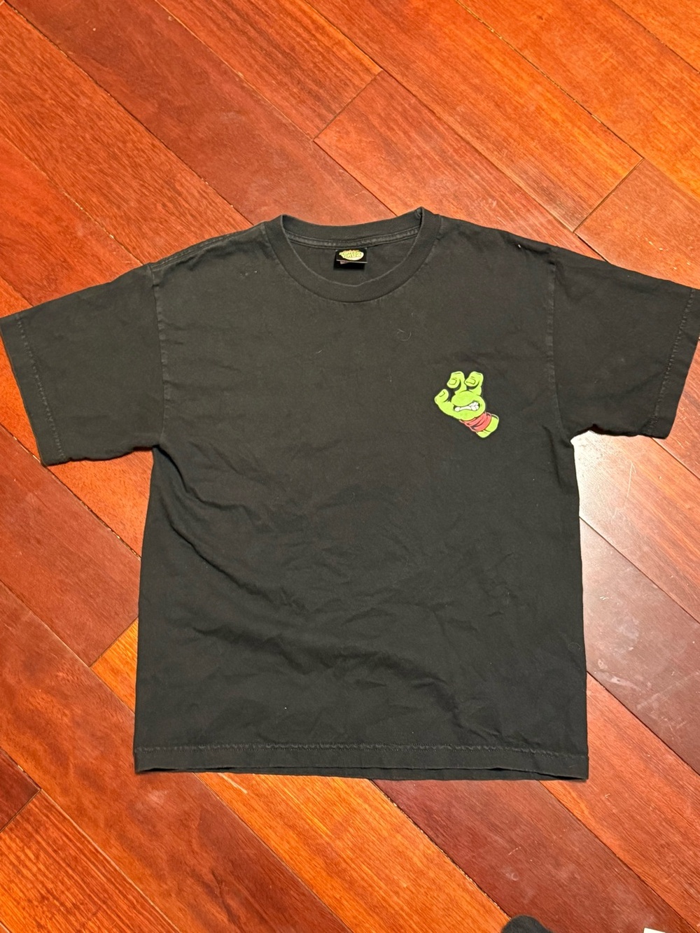 Kids Black Graphic T-Shirt - Santa Cruz x TMNT
